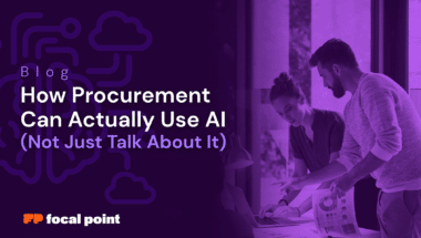 Blog Header Template 17 - Focal Point Blog header template for How Procurement Can Actually Use AI