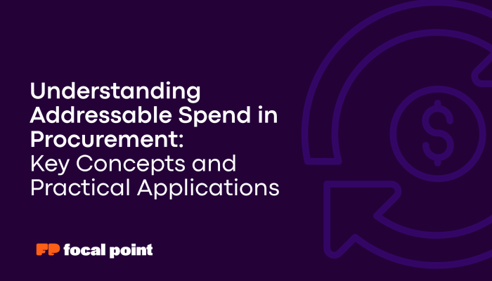 understanding addressable spend in procurement