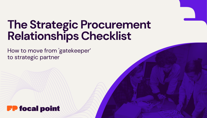 The Strategic Procurement Relationships Checklist
